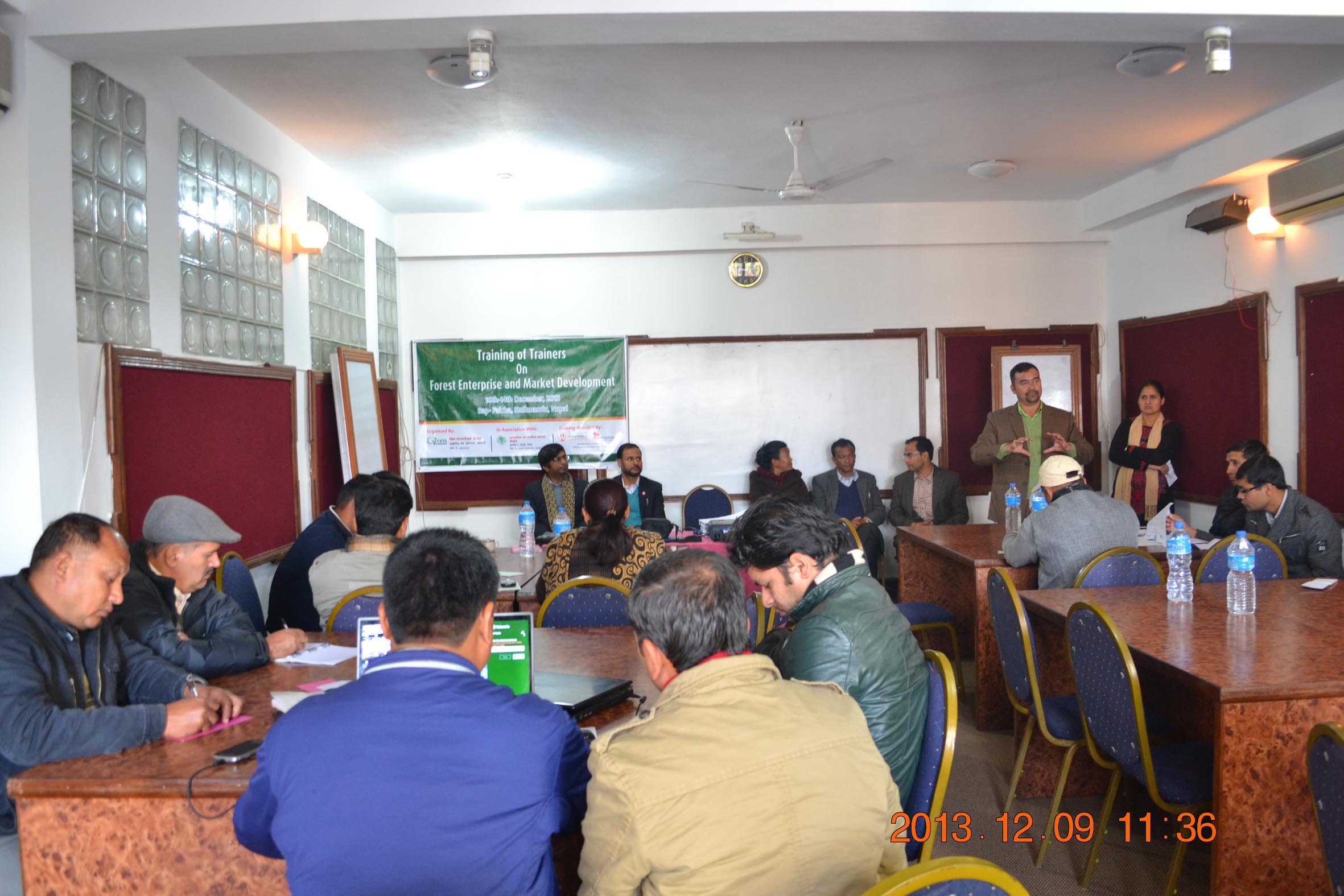 TRAINING ON FOREST ENTERPRISES AND MARKET DEVELOPMENT