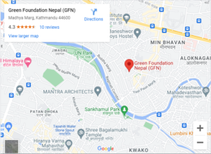Location of Green Foundation Nepal