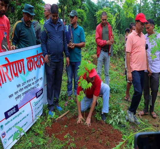 Awareness program on agroforest-based product promotion held on October 6 in Dangisharan-2, Kamalkhola.
